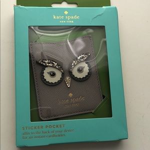 Sticker pocket for back of phone